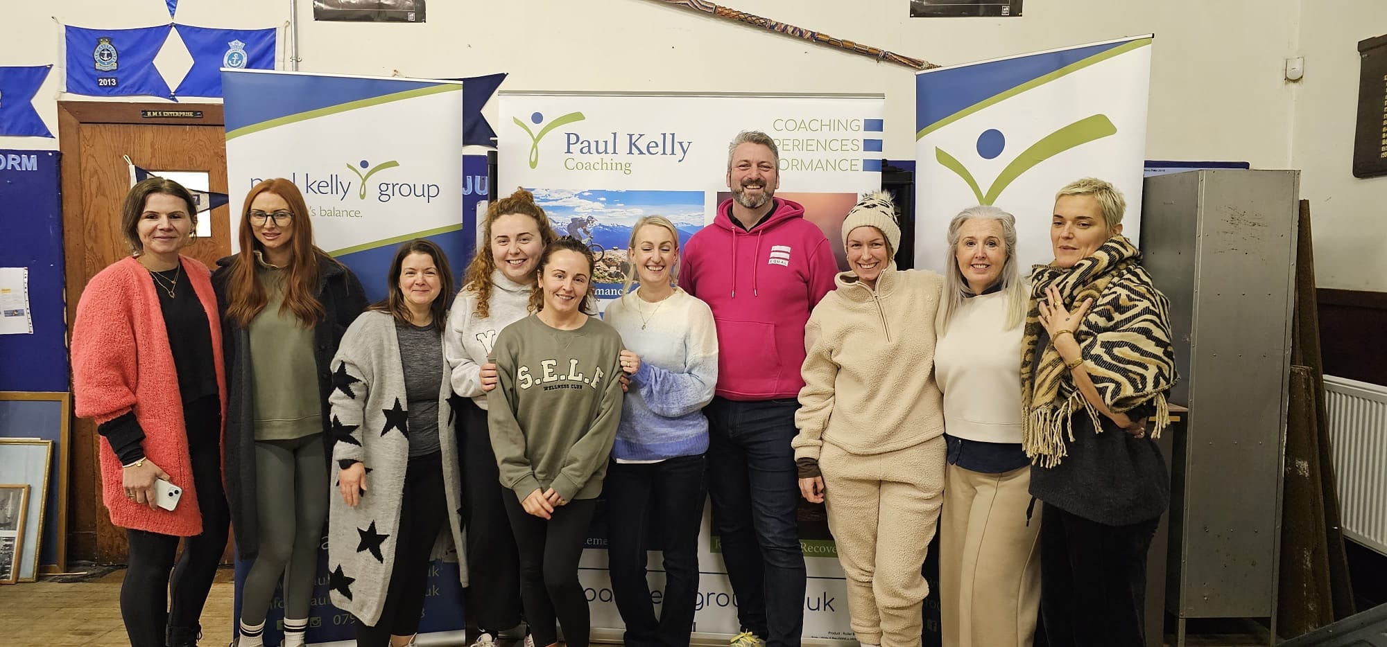 Paul smiling iwth a group