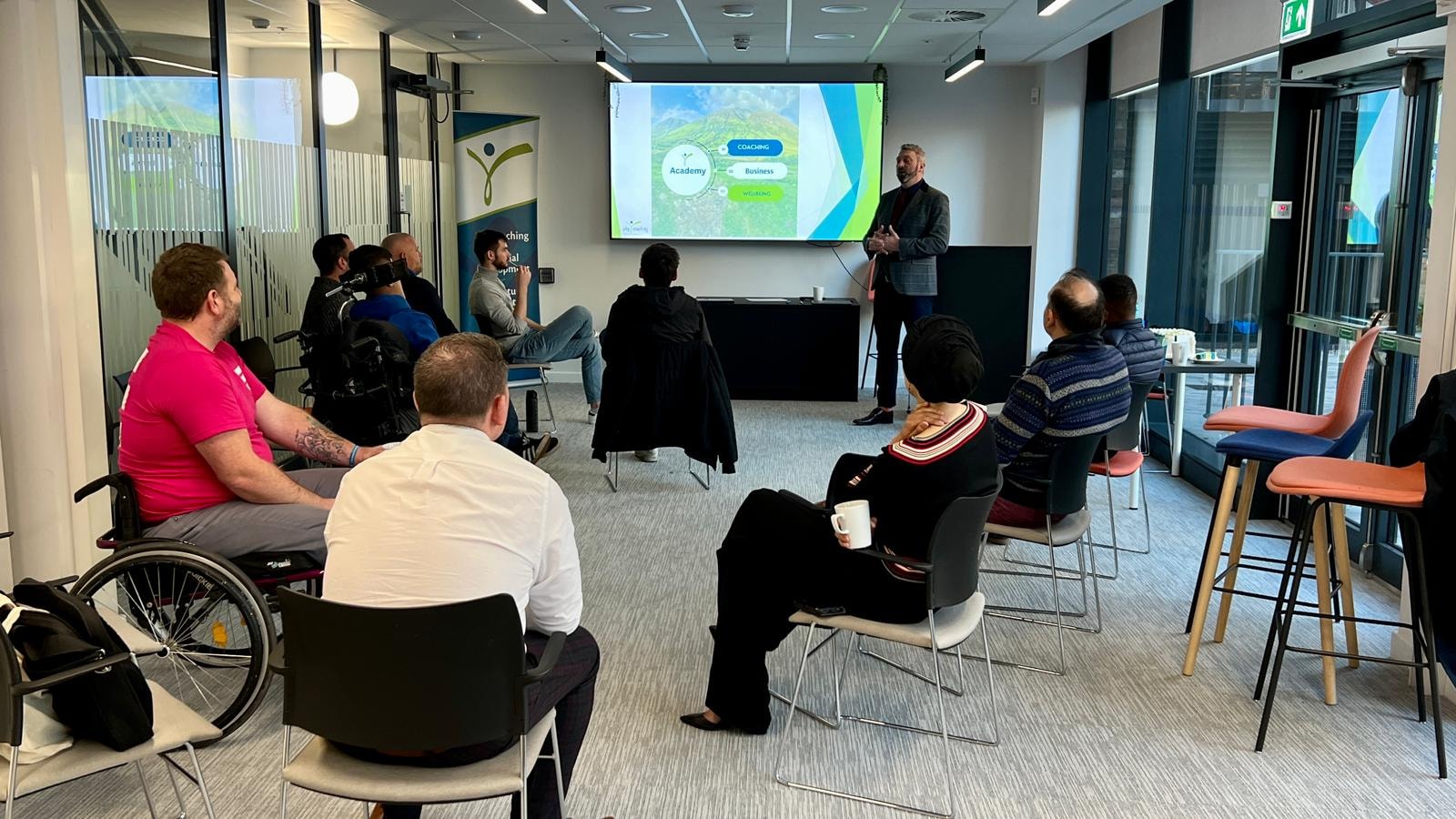 Paul Delivering to Crowd