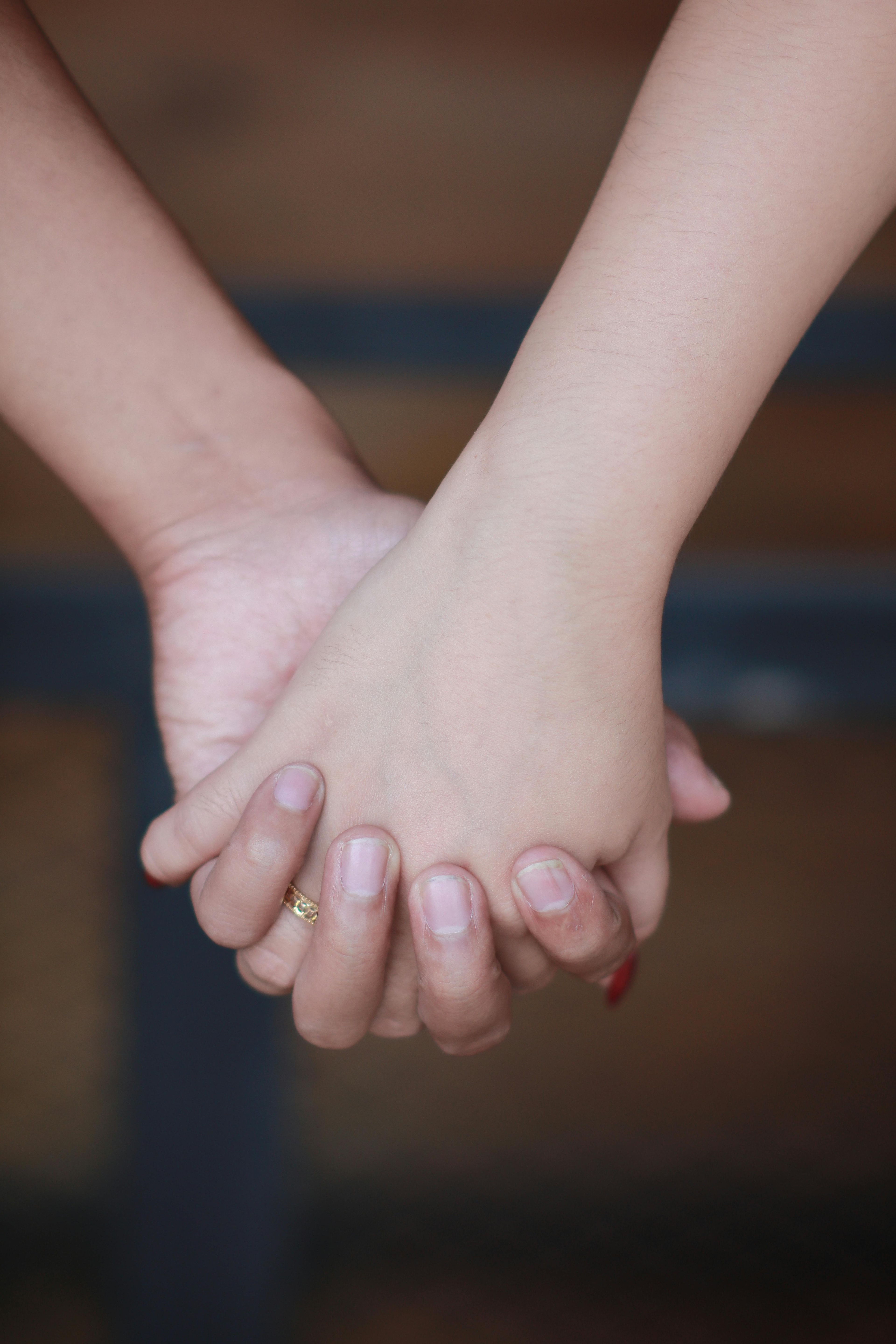 Holding hands